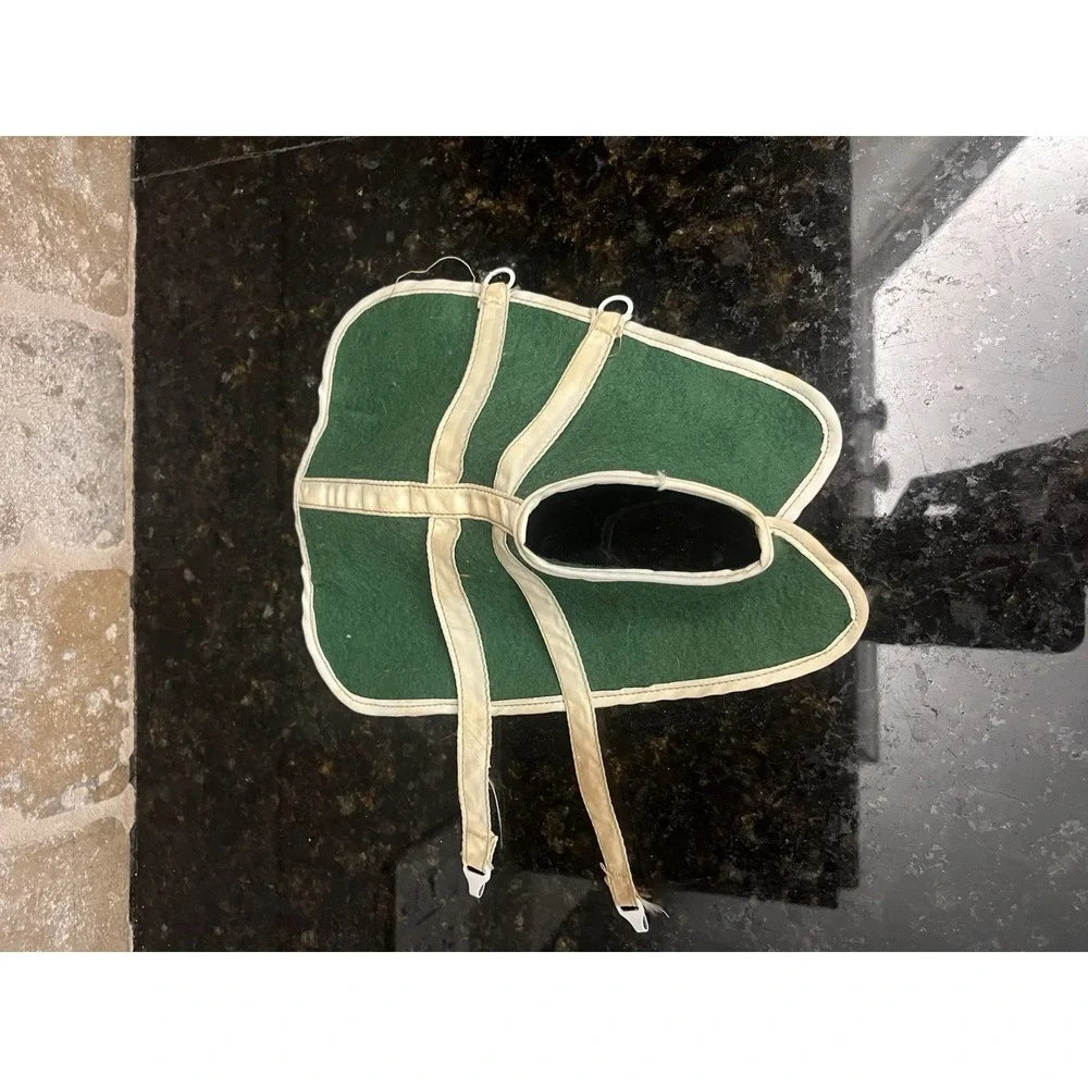 VTG Breyer Horse Green Felt Blanket‎ Traditional Size Clydesdale Foal